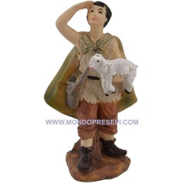 9 Cm shepherd with lamb