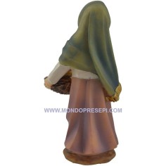 Cm 9 Mujer con cesta de frutas Mundo Pesebres 2