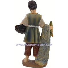 Cm 9 Pescatore con pesci Mondo Presepi 2