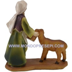 Cm 9 Donna con pecora Mondo Presepi 2