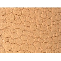 Panel de corcho de 14,5X25,5 cm con piedras pequeñas