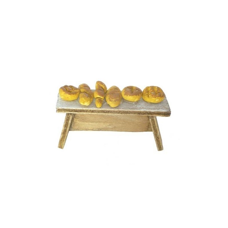 Coffee table with bread - 33655