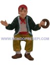 Man with donut 7 cm Euro