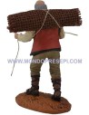 Viandante con fagotto 10 cm Oliver Mondo Presepi