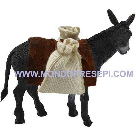 Asno lux con sacos de harina - Cod. AAF Mundo Pesebres