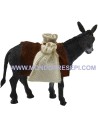 Asno lux con sacos de harina - Cod. AAF Mundo Pesebres