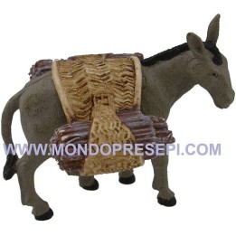 Donkey with bundles of wood