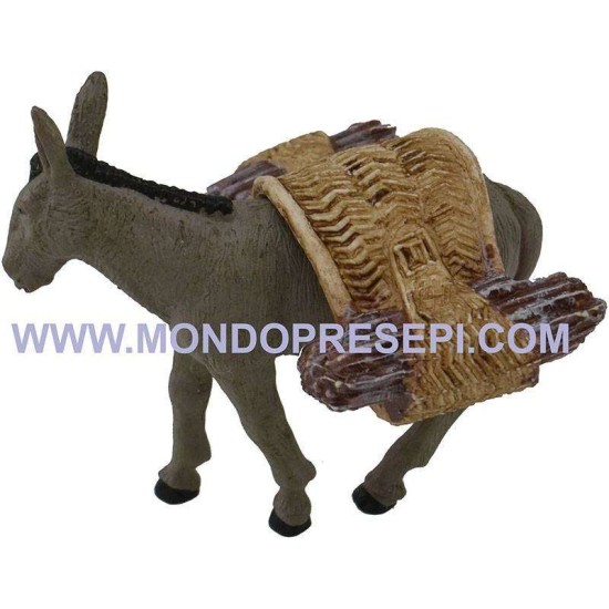 Donkey with bundles of wood