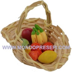 Basket with fruits 5.5 cm