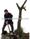 Woodsman, 30 cm, that fells the tree
