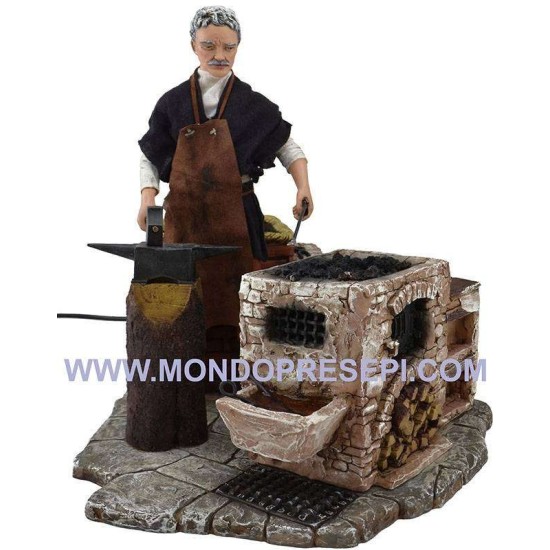 Blacksmith, 30 cm, with double movement