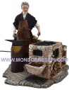 Blacksmith, 30 cm, with double movement