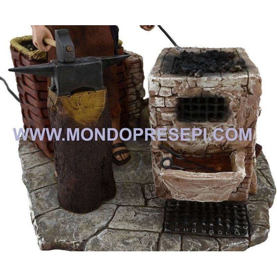 Blacksmith, 30 cm, with double movement