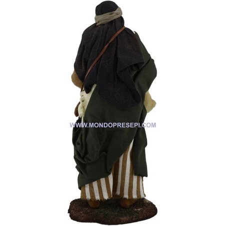 Zampognaro cm 30 -STV30/07 - Spedizione gratuita Mondo Presepi