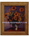 Picture with sunflowers-4,8x5,8 cm