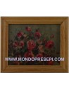 Quadro con fiori 5,8x4,8 cm