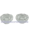 Set 2 vasetti in vetro ø 1,5 cm