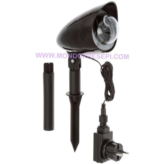 Proyector Merry Christmas 1x1w led blanco para exterior Mundo