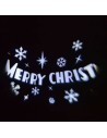 Proyector Merry Christmas 1x1w led blanco para exterior