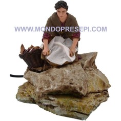Washerwoman 20 cm in movement