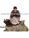 Washerwoman 20 cm in movement