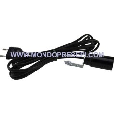 Portalámpara E14 con soporte completo de cable de 3 m y enchufe.