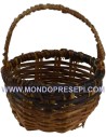 Wicker basket ø 5 cm