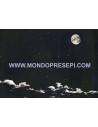 Carta del cielo nocturno con luna 70x50 cm