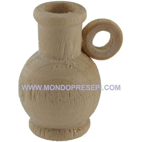 Bottle in wood cm 3 h.