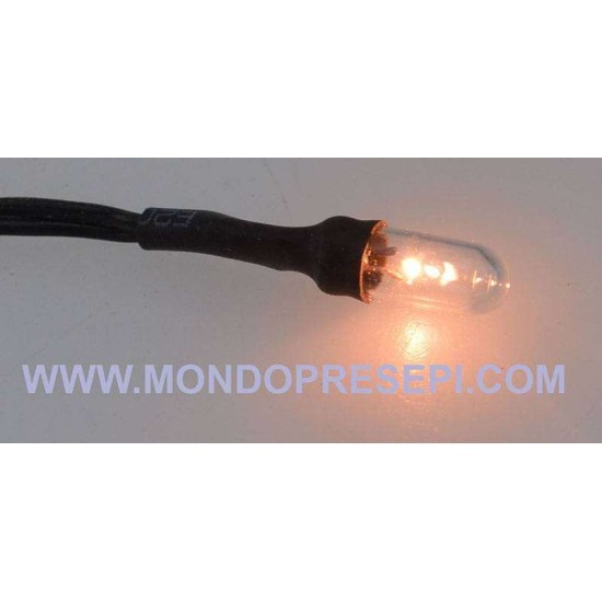 Microlampada 3mm - 3.5 Volts cable 50 cm