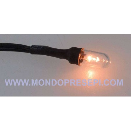 Microlampada 3mm - 3.5 Volts cable 50 cm