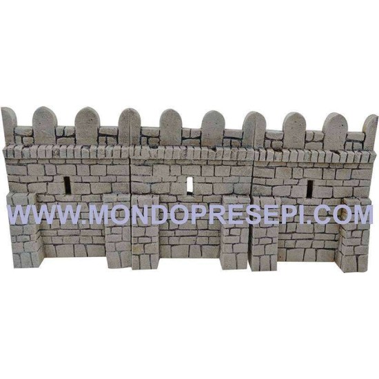 Fondaco in resina con pietre cm 13x9x17 h.