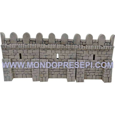 Fondaco in resina con pietre cm 13x9x17 h.