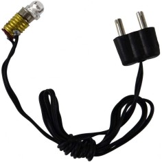 Led E5,5 bianca luce calda con portalampade e spinetta Mondo