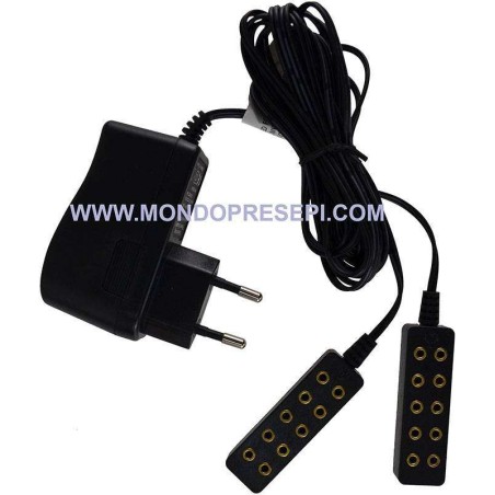 Alimentatore luci presepe 10 posti luce fissa 3.5v Mondo Presepi