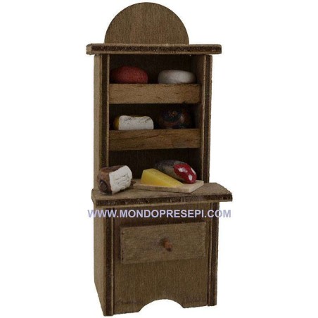 Alacena con comida cm 5x4x13 h. Mundo Belenes