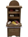 Alacena con comida cm 5x4x13 h. Mundo Belenes