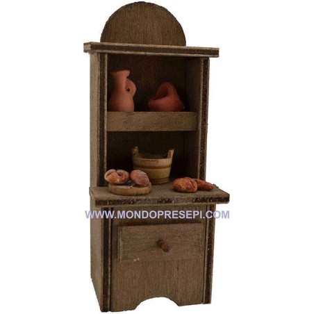 Alacena con ánforas y pan Mundo Belenes