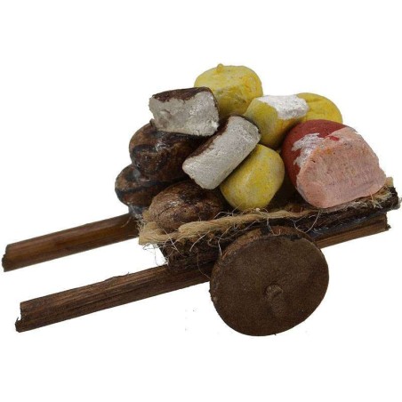 Salami and cheese cart cm 5,5x3x2 h.
