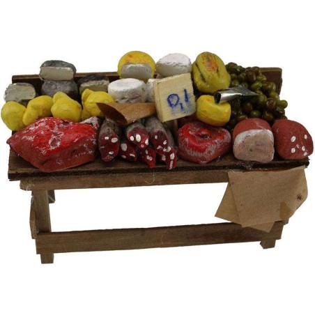 Salami and cheese counter cm 12x6x5,5 h.