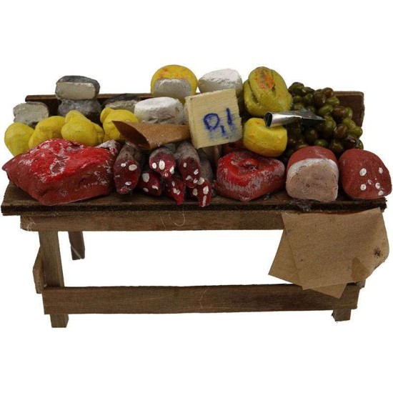 Salami and cheese counter cm 12x6x5,5 h.