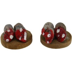Juego de 2 tablas con salami ø 1,8 cm Mundo Pesebre