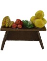 Banco de frutas pesebre cm 8x2,5x4 h. 