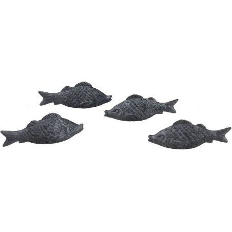 Set 4 pesci in pvc animali per presepe