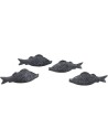 Conjunto de 4 peces de PVC animales para belén.