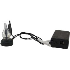 Lanterna presepe a led con porta pile Mondo Presepi