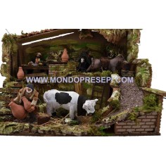 Escena con 4 movimientos 10 cm Mundo Belenes 2