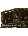 Scena con 4 movimenti 10 cm Mondo Presepi