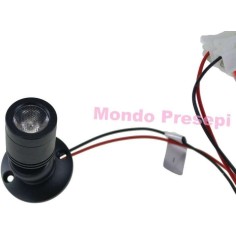 Mini spot a led orientabile luce fredda Mondo Presepi 2