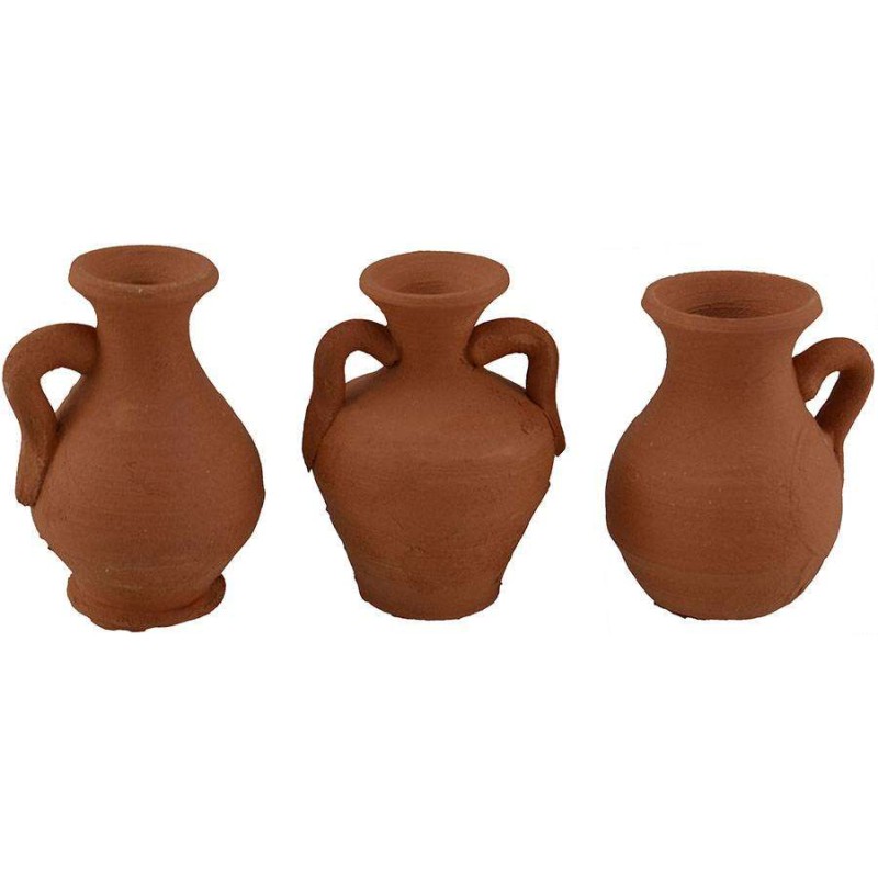 Set 3 amphorae 4 cm